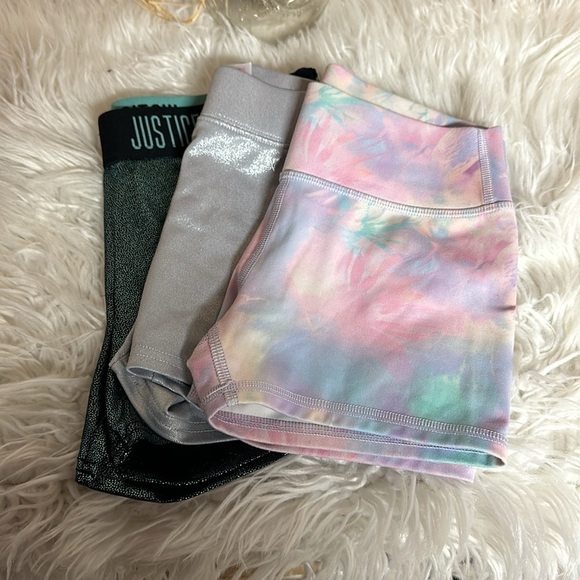 Justice Active compression shorts (10 & 12) All in Motion S(6/7) - Picture 1 of 10